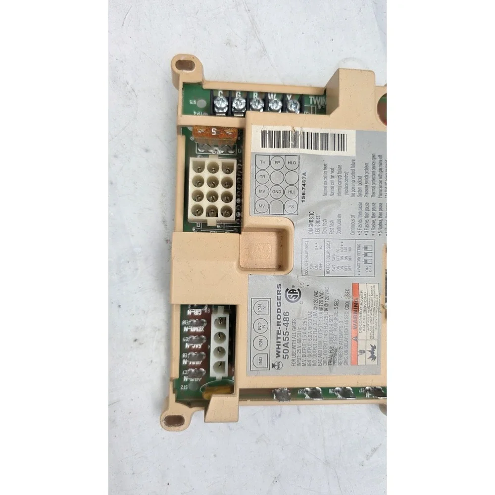 White-Rodgers 50A55-486 Furnace Control Board 156-7457A